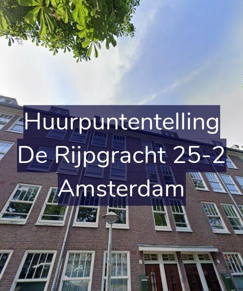 Foto gevel Huurpuntentelling voor De Rijpgracht 25-2, Amsterdam