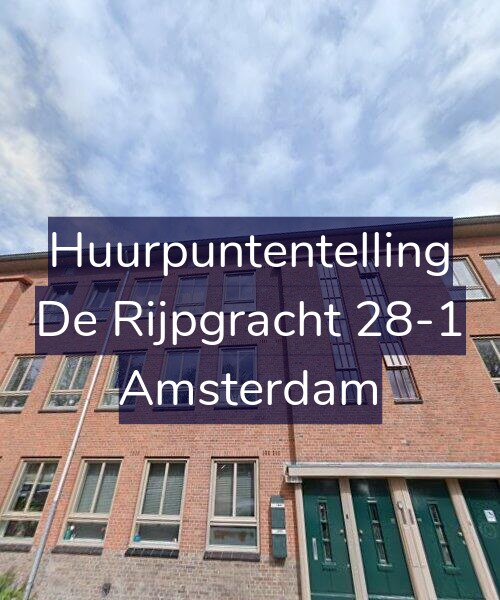 Foto gevel Huurpuntentelling voor De Rijpgracht 28-1, Amsterdam