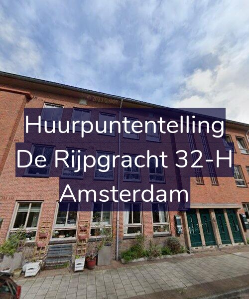 Foto gevel Huurpuntentelling voor De Rijpgracht 32-H, Amsterdam