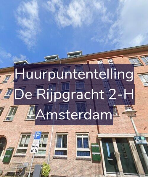 Foto gevel Huurpuntentelling voor De Rijpgracht 2-H, Amsterdam