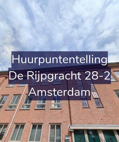 Foto gevel Huurpuntentelling voor De Rijpgracht 28-2, Amsterdam