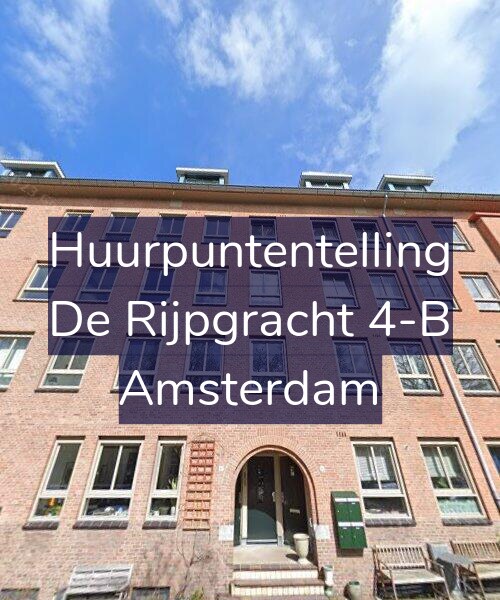 Foto gevel Huurpuntentelling voor De Rijpgracht 4-B, Amsterdam