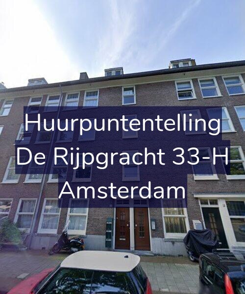 Foto gevel Huurpuntentelling voor De Rijpgracht 33-H, Amsterdam