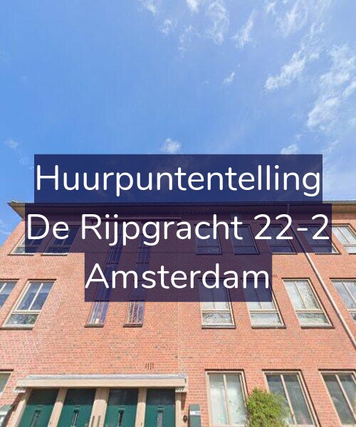 Foto gevel Huurpuntentelling voor De Rijpgracht 22-2, Amsterdam