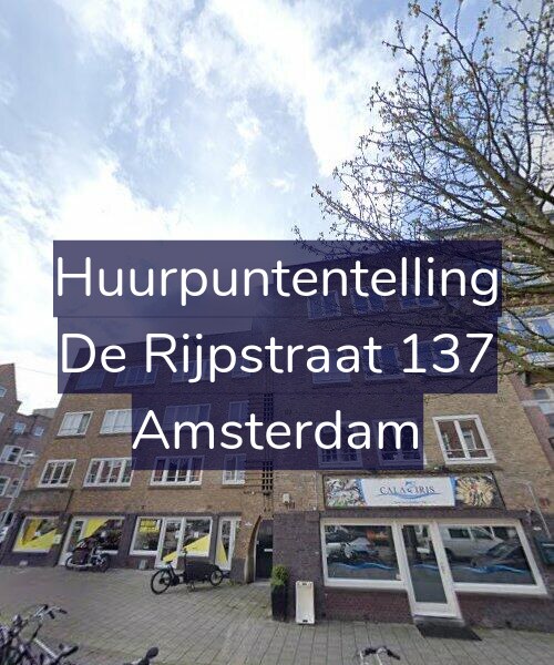 Foto gevel Huurpuntentelling voor De Rijpstraat 137, Amsterdam