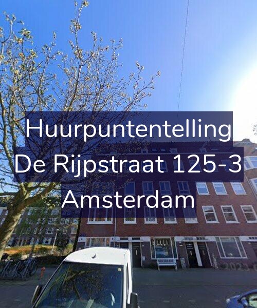 Foto gevel Huurpuntentelling voor De Rijpstraat 125-3, Amsterdam