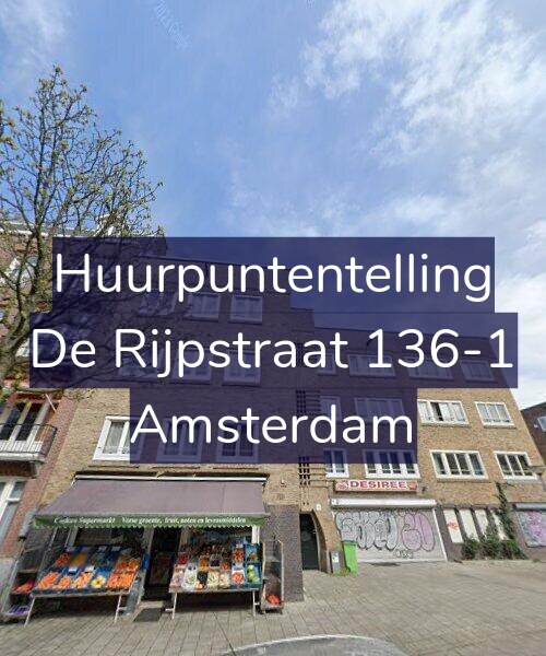 Foto gevel Huurpuntentelling voor De Rijpstraat 136-1, Amsterdam