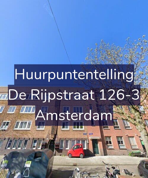 Foto gevel Huurpuntentelling voor De Rijpstraat 126-3, Amsterdam