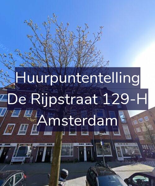 Foto gevel Huurpuntentelling voor De Rijpstraat 129-H, Amsterdam