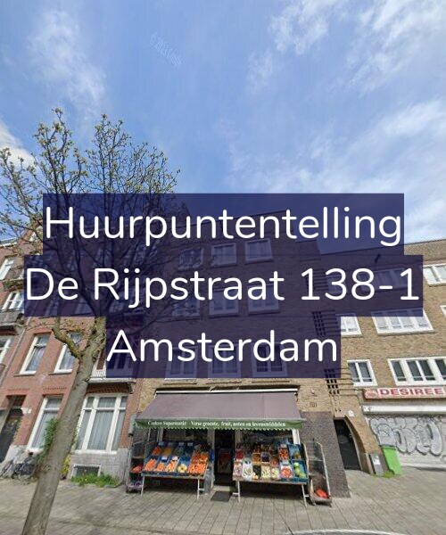 Foto gevel Huurpuntentelling voor De Rijpstraat 138-1, Amsterdam