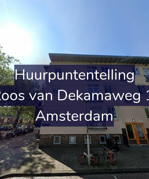 Foto gevel Huurpuntentelling voor De Roos van Dekamaweg 17-H, Amsterdam