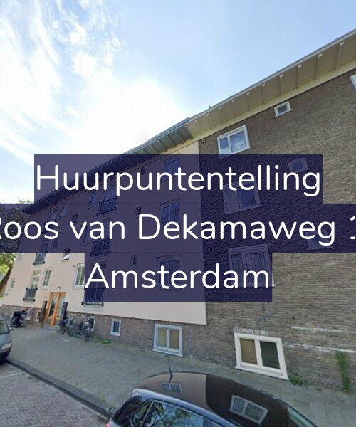 Foto gevel Huurpuntentelling voor De Roos van Dekamaweg 19-H, Amsterdam
