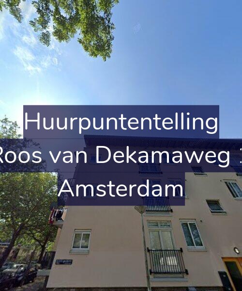 Foto gevel Huurpuntentelling voor De Roos van Dekamaweg 17-2, Amsterdam