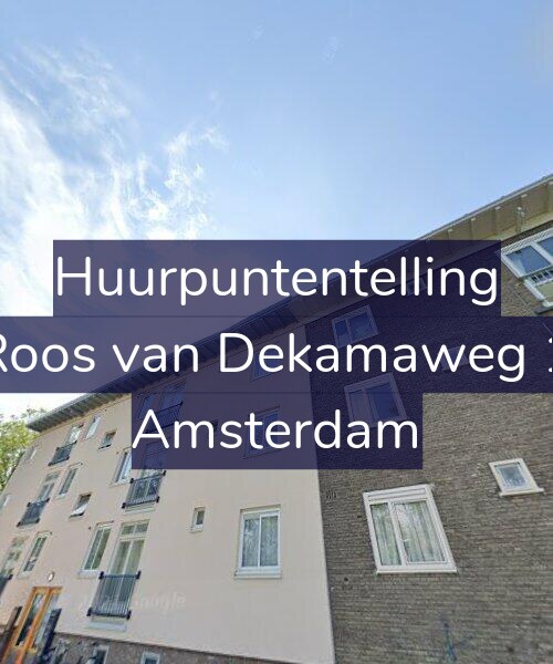 Foto gevel Huurpuntentelling voor De Roos van Dekamaweg 19-2, Amsterdam
