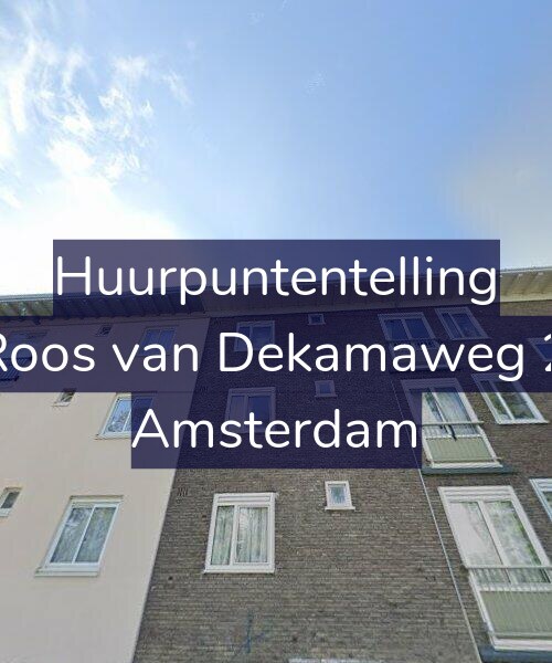 Foto gevel Huurpuntentelling voor De Roos van Dekamaweg 21-2, Amsterdam