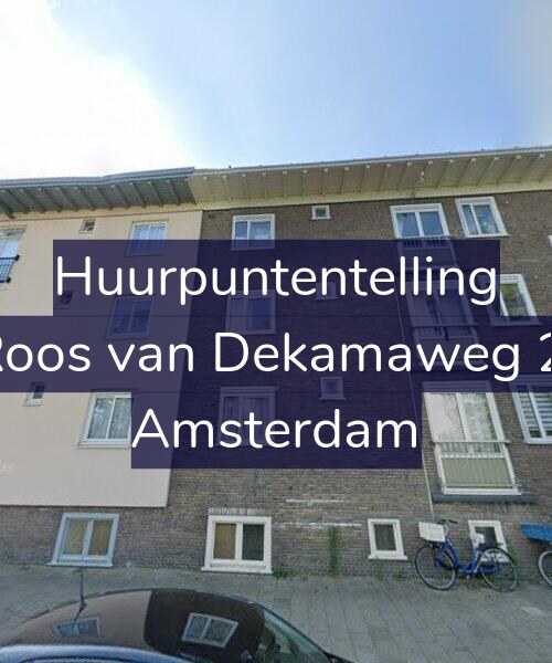 Foto gevel Huurpuntentelling voor De Roos van Dekamaweg 21-H, Amsterdam