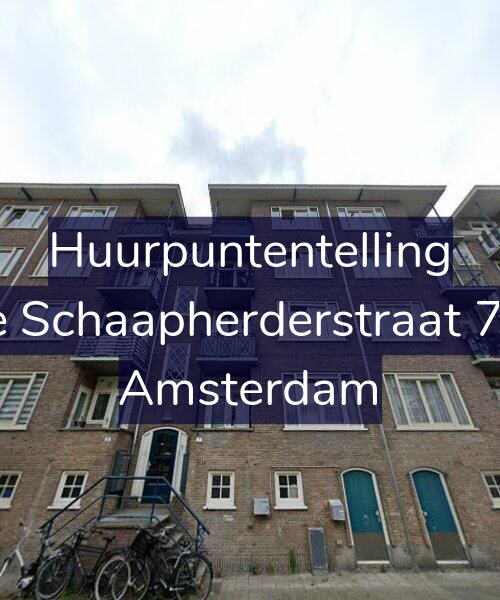 Foto gevel Huurpuntentelling voor De Schaapherderstraat 7-1, Amsterdam