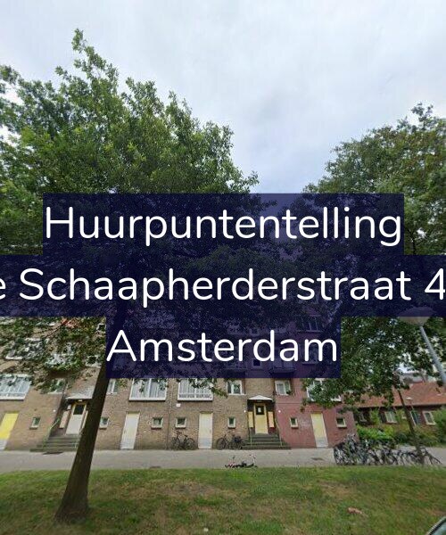 Foto gevel Huurpuntentelling voor De Schaapherderstraat 4-1, Amsterdam