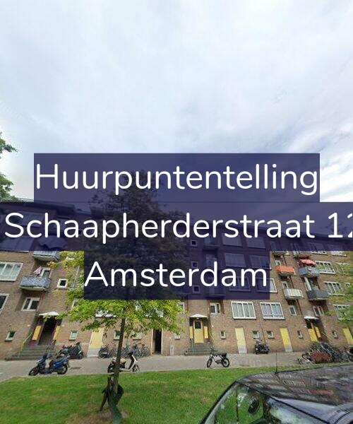 Foto gevel Huurpuntentelling voor De Schaapherderstraat 12-1, Amsterdam