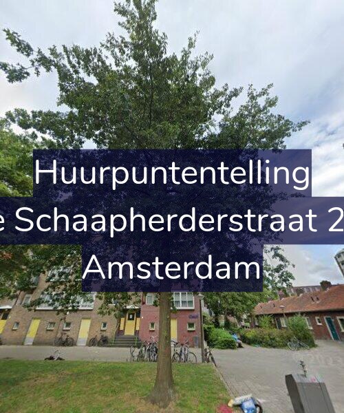 Foto gevel Huurpuntentelling voor De Schaapherderstraat 2-1, Amsterdam