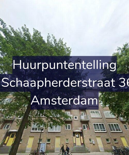 Foto gevel Huurpuntentelling voor De Schaapherderstraat 36-2, Amsterdam