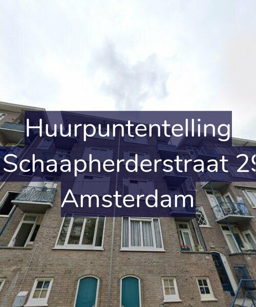 Foto gevel Huurpuntentelling voor De Schaapherderstraat 29-2, Amsterdam