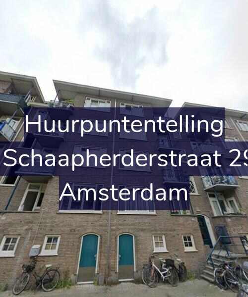 Foto gevel Huurpuntentelling voor De Schaapherderstraat 29-1, Amsterdam