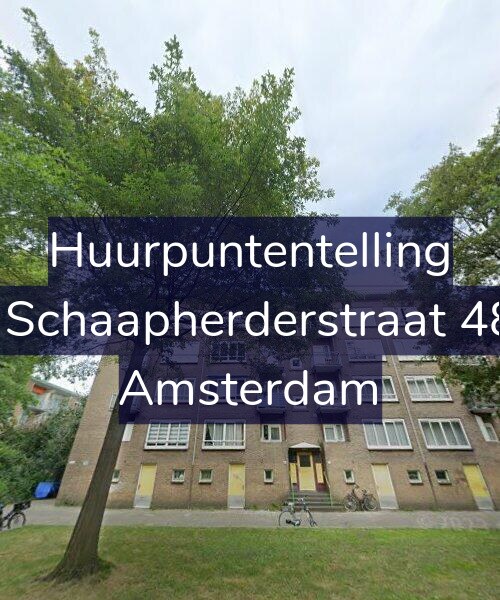 Foto gevel Huurpuntentelling voor De Schaapherderstraat 48-1, Amsterdam