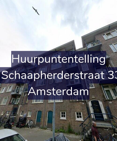 Foto gevel Huurpuntentelling voor De Schaapherderstraat 33-1, Amsterdam