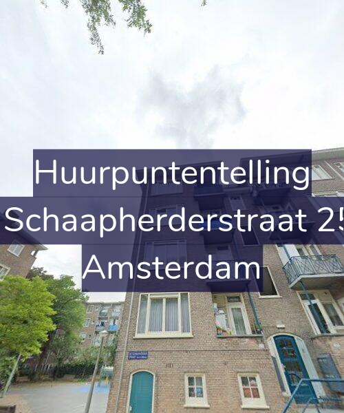 Foto gevel Huurpuntentelling voor De Schaapherderstraat 25-3, Amsterdam