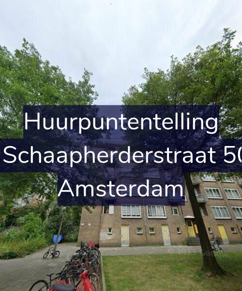 Foto gevel Huurpuntentelling voor De Schaapherderstraat 50-1, Amsterdam