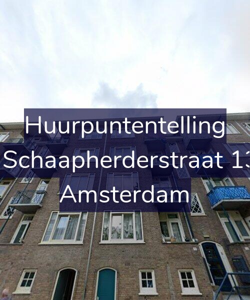 Foto gevel Huurpuntentelling voor De Schaapherderstraat 13-2, Amsterdam