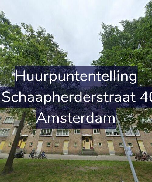 Foto gevel Huurpuntentelling voor De Schaapherderstraat 40-1, Amsterdam
