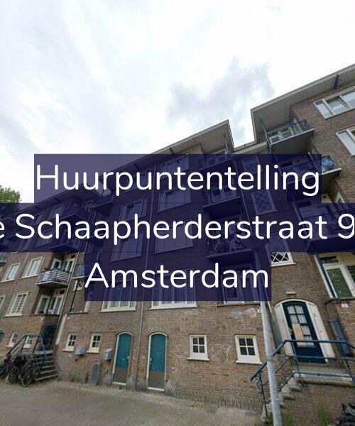 Foto gevel Huurpuntentelling voor De Schaapherderstraat 9-1, Amsterdam