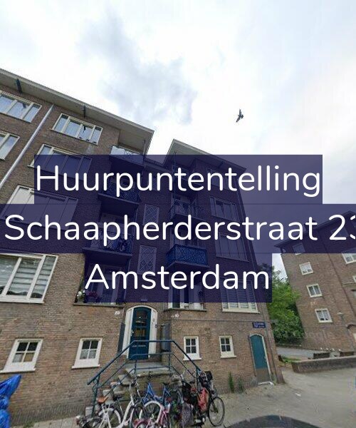 Foto gevel Huurpuntentelling voor De Schaapherderstraat 23-1, Amsterdam