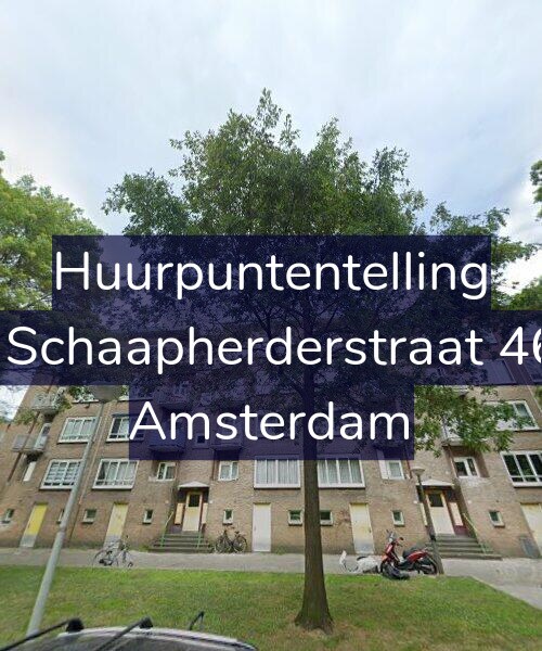 Foto gevel Huurpuntentelling voor De Schaapherderstraat 46-1, Amsterdam