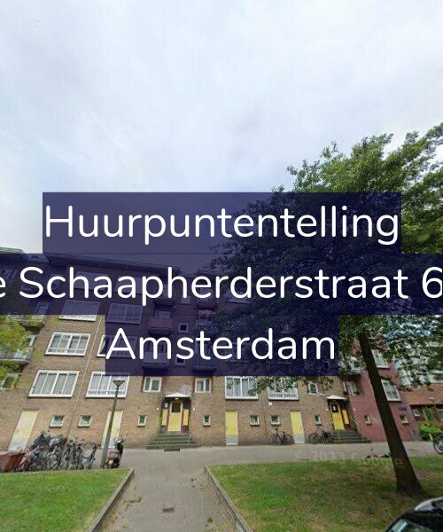 Foto gevel Huurpuntentelling voor De Schaapherderstraat 6-1, Amsterdam