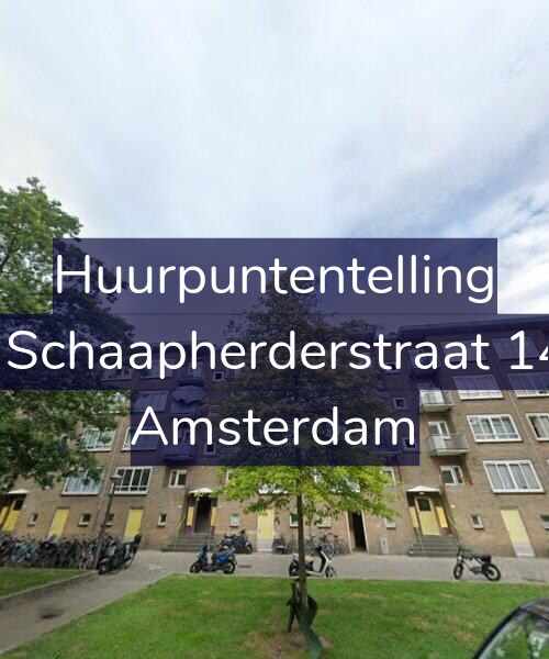 Foto gevel Huurpuntentelling voor De Schaapherderstraat 14-1, Amsterdam