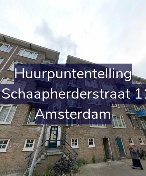 Foto gevel Huurpuntentelling voor De Schaapherderstraat 11-1, Amsterdam