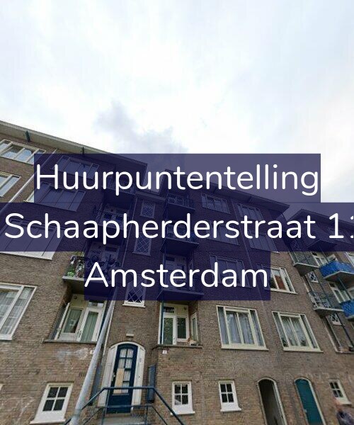 Foto gevel Huurpuntentelling voor De Schaapherderstraat 11-2, Amsterdam