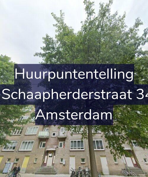 Foto gevel Huurpuntentelling voor De Schaapherderstraat 34-2, Amsterdam