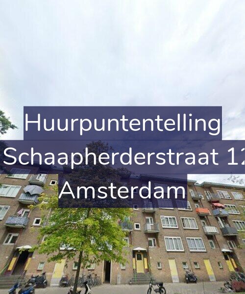 Foto gevel Huurpuntentelling voor De Schaapherderstraat 12-2, Amsterdam