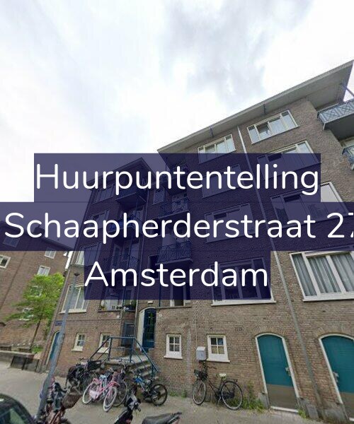 Foto gevel Huurpuntentelling voor De Schaapherderstraat 27-1, Amsterdam
