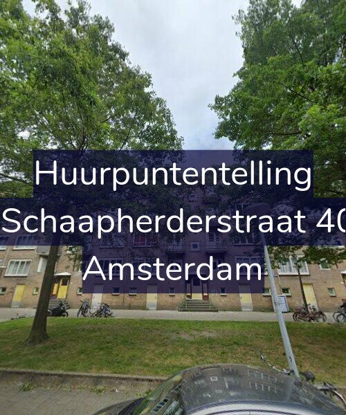 Foto gevel Huurpuntentelling voor De Schaapherderstraat 40-H, Amsterdam