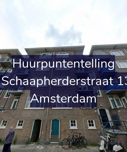 Foto gevel Huurpuntentelling voor De Schaapherderstraat 13-1, Amsterdam