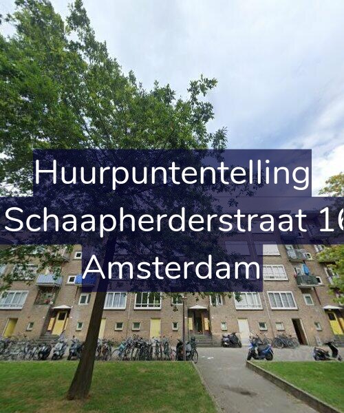 Foto gevel Huurpuntentelling voor De Schaapherderstraat 16-1, Amsterdam