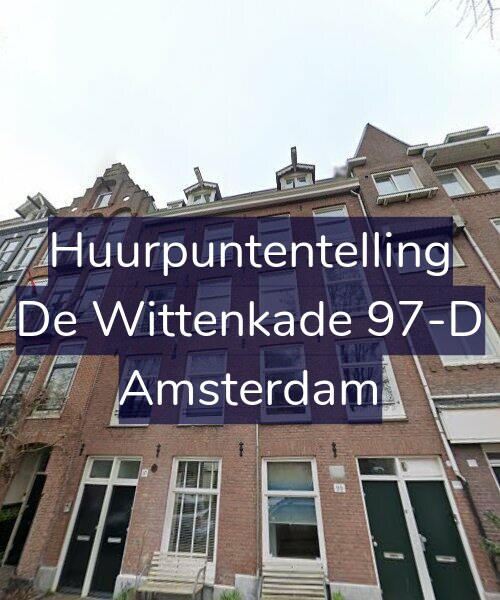 Foto gevel Huurpuntentelling voor De Wittenkade 97-D, Amsterdam