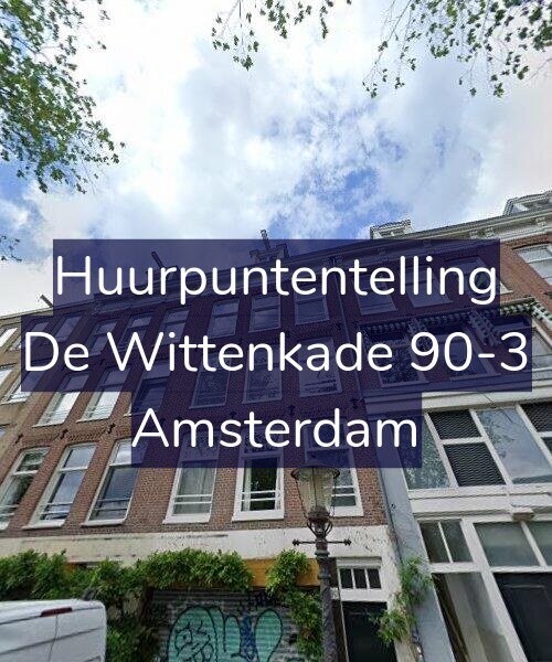 Foto gevel Huurpuntentelling voor De Wittenkade 90-3, Amsterdam