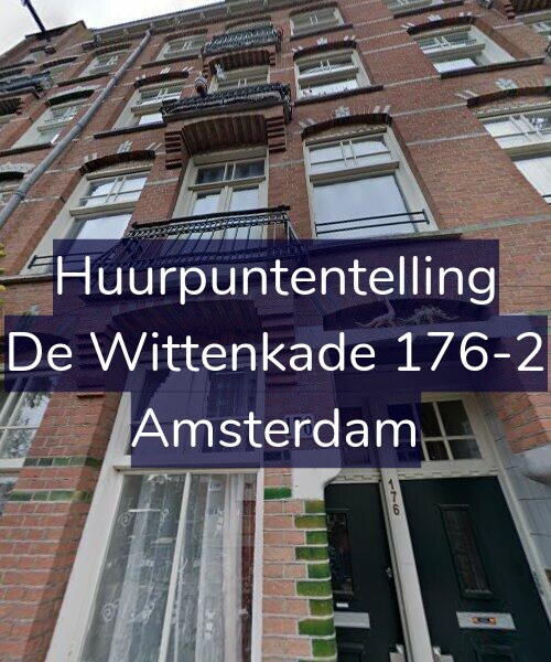 Foto gevel Huurpuntentelling voor De Wittenkade 176-2, Amsterdam