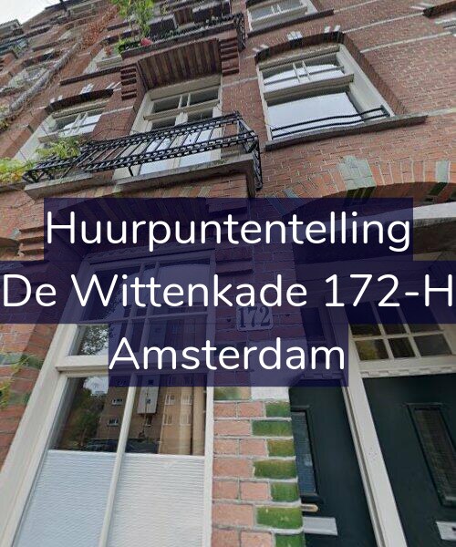 Foto gevel Huurpuntentelling voor De Wittenkade 172-H, Amsterdam